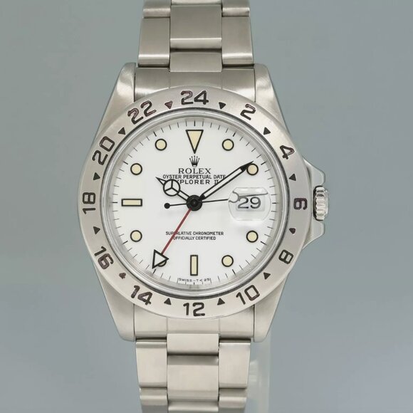 Rolex Explorer White GMT 40mm Watch With Box - Picture 2 of 5